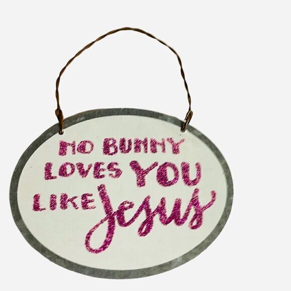 3. Easter Ornament Decorations Set Primitives by Kathy NWT Motivational Sign - Picture 1 of 3